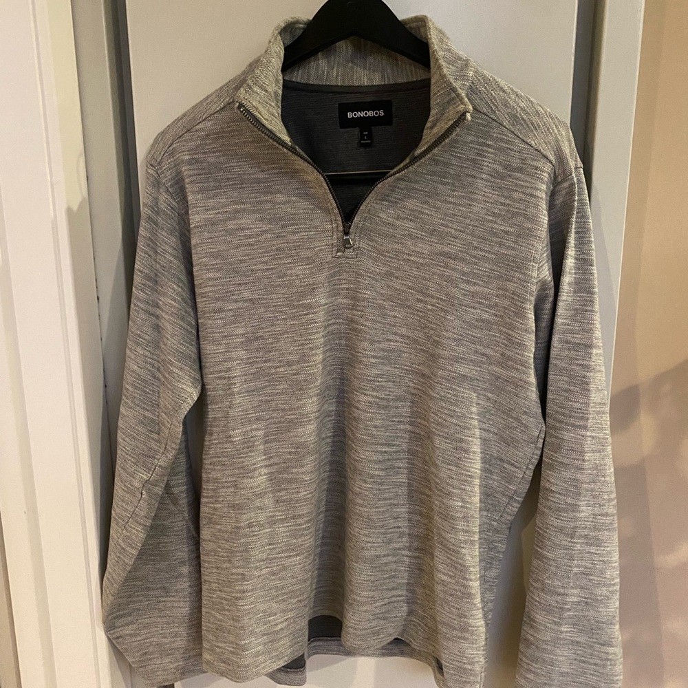Mens bonobos quarter zip